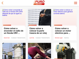 'puromotores.com' screenshot