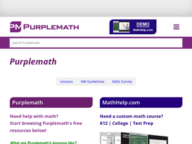 'purplemath.com' screenshot