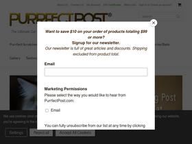 'purrfectpost.com' screenshot