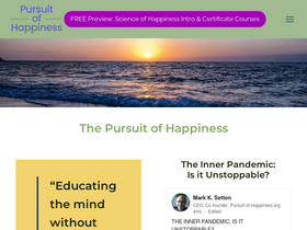 'pursuit-of-happiness.org' screenshot
