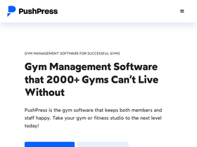 'pushpress.com' screenshot
