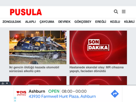 'pusulagazetesi.com.tr' screenshot