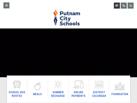 'putnamcityschools.org' screenshot