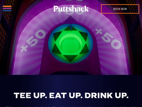 'puttshack.com' screenshot