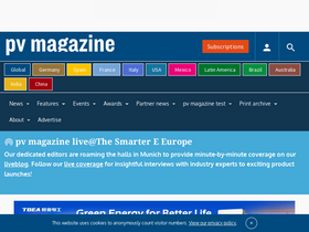 'pv-magazine.com' screenshot