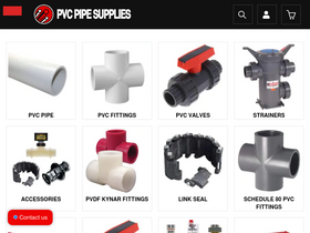 'pvcpipesupplies.com' screenshot