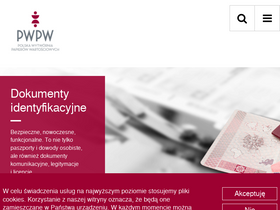 'pwpw.pl' screenshot
