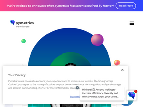 'pymetrics.com' screenshot
