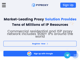 'pyproxy.com' screenshot
