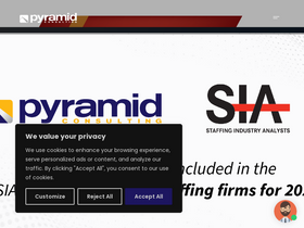 'pyramidci.com' screenshot