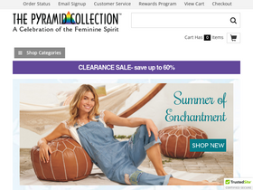 'pyramidcollection.com' screenshot