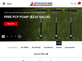 'pyramydair.com' screenshot
