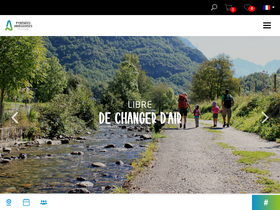 'pyrenees-ariegeoises.com' screenshot
