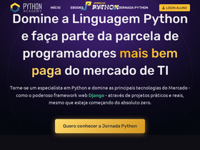 'pythonacademy.com.br' screenshot
