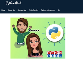 'pythonpool.com' screenshot