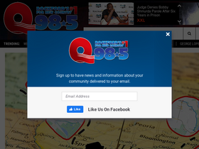 'q985online.com' screenshot