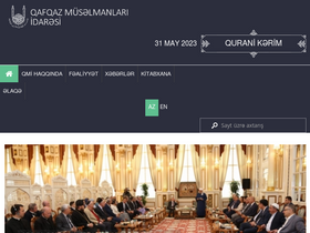 'qafqazislam.com' screenshot