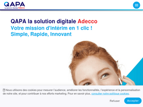 'qapa.fr' screenshot