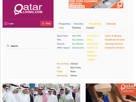 'qatarliving.com' screenshot