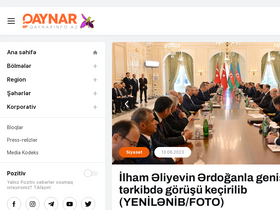 'qaynarinfo.az' screenshot