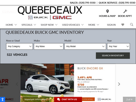 'qbuickgmc.com' screenshot