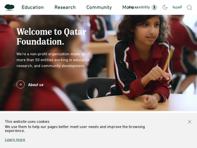 'qf.org.qa' screenshot