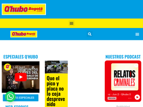 'qhubobogota.com' screenshot