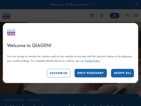 'qiagen.com' screenshot