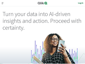 'qlik.com' screenshot