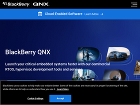 'qnx.com' screenshot