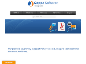 'qoppa.com' screenshot