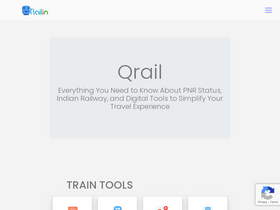 'qrail.in' screenshot
