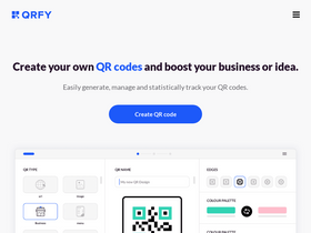 'qrfy.com' screenshot