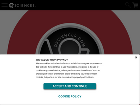 'qsciences.com' screenshot