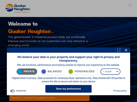 'quakerhoughton.com' screenshot
