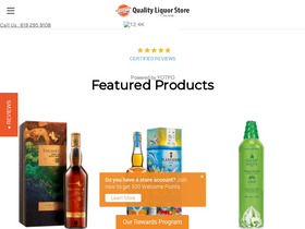 'qualityliquorstore.com' screenshot