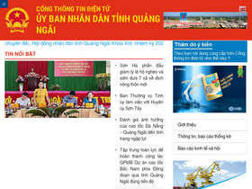'quangngai.gov.vn' screenshot