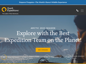 'quarkexpeditions.com' screenshot