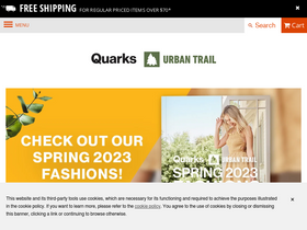 'quarkshoes.com' screenshot