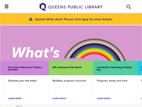 'queenslibrary.org' screenshot
