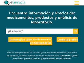 'quefarmacia.com' screenshot