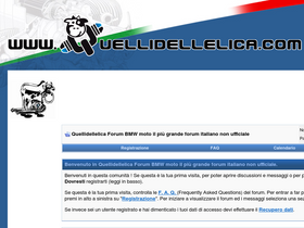 'quellidellelica.com' screenshot