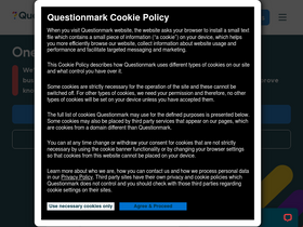'questionmark.com' screenshot