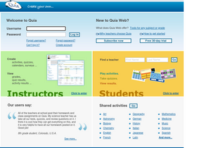 'quia.com' screenshot