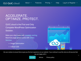'quic.cloud' screenshot