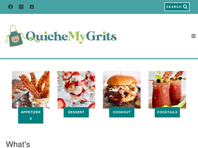 'quichemygrits.com' screenshot