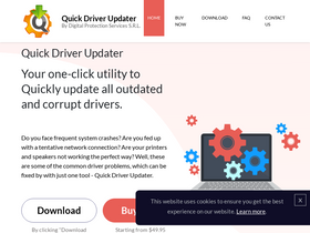 'quickdriverupdater.com' screenshot