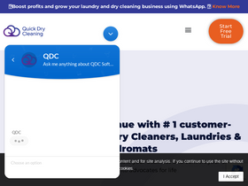 'quickdrycleaning.com' screenshot
