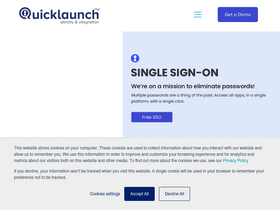 'quicklaunch.io' screenshot