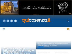 'quicosenza.it' screenshot